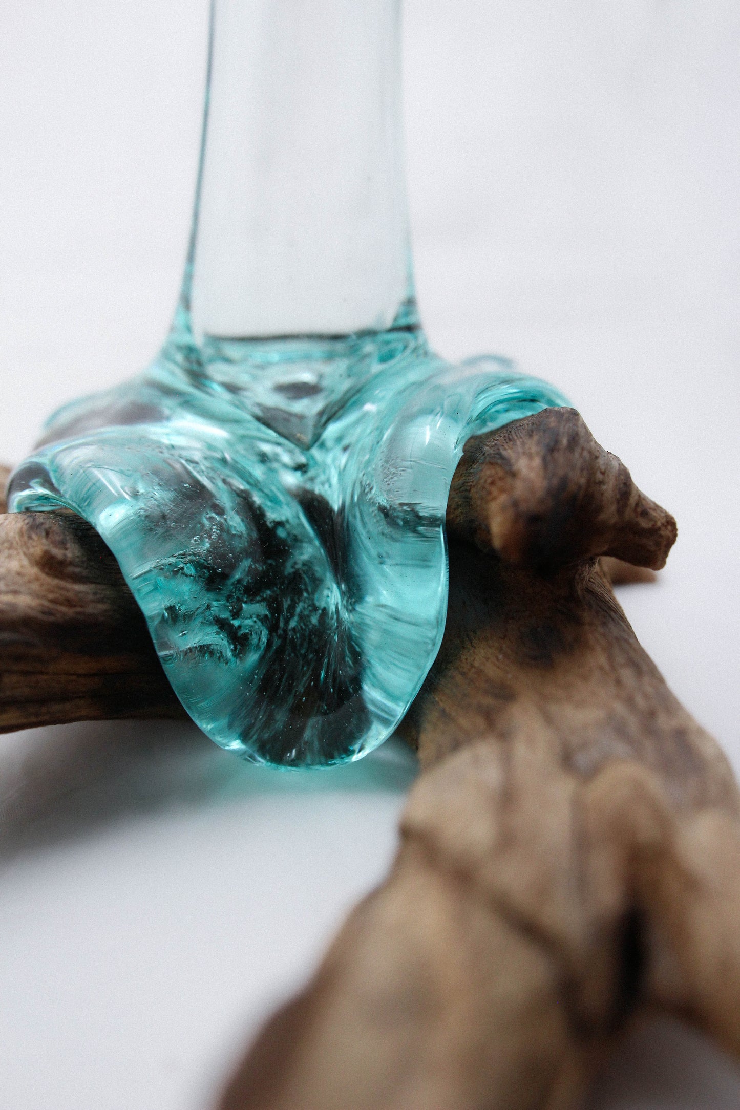 Wurzelglas Vase