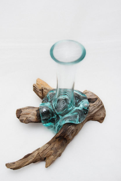 Wurzelglas Vase